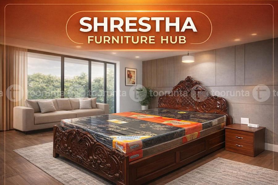 Wooden Classic Premium Crafted Queen Size(5*6.5ft) Bed