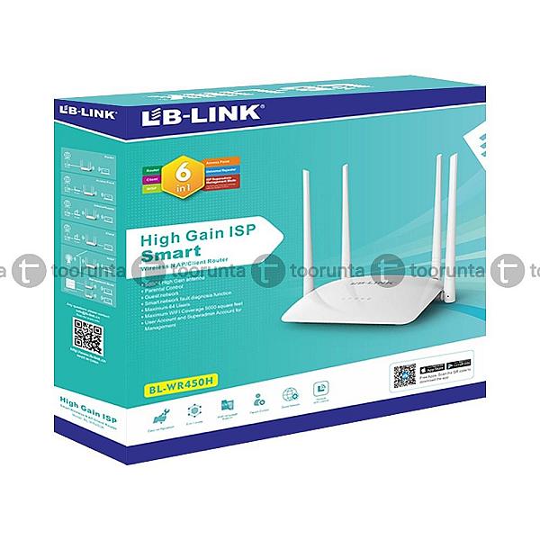 Lb-link Bl-wr450h High Gain Wireless N Router 300mbps | Smart Wifi Router, Repeater & Access Point With 4 Antennas