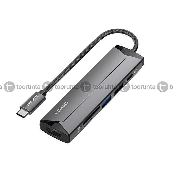 Ldnio Ds-56h Usb-c 5 In 1 Multi Unction Docking Station
