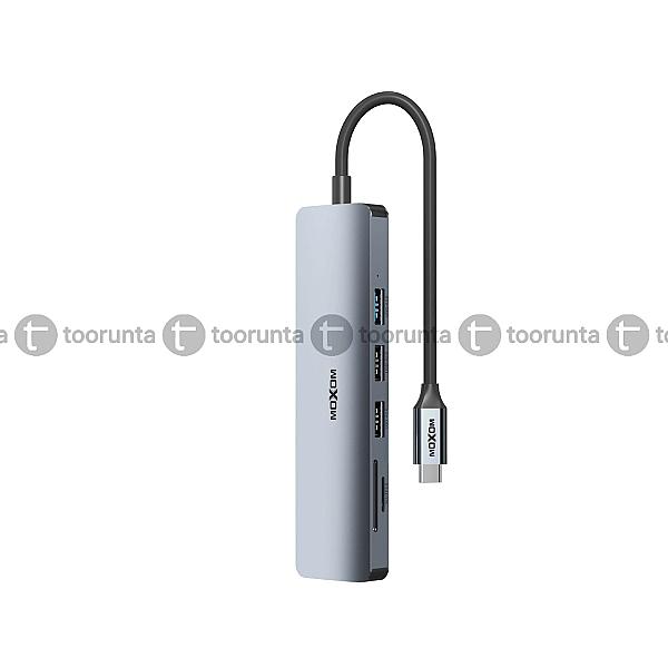 Moxom Mx-hb10 6 In 1 High Speed Usb 3.0 Hub With Hdmi 4k Uhd Output