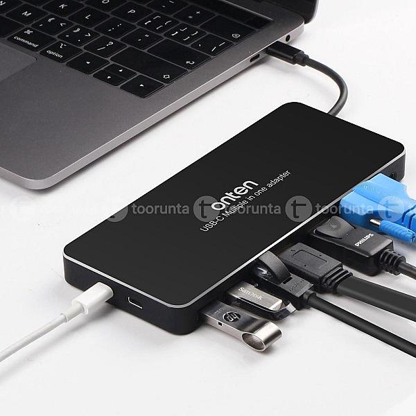 Onten 9188s 9 In 1 Type-c Multi Function Dock Station-hd 4k Display Type C Adapter