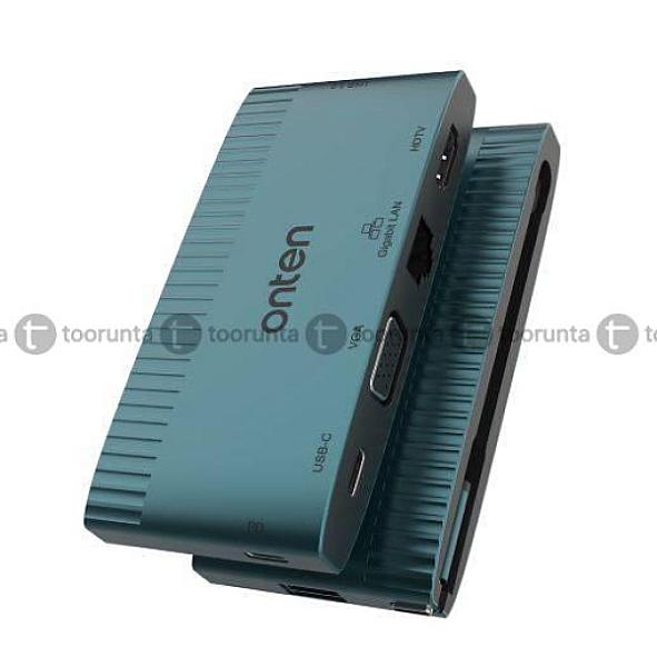 Onten 9503s 6 In 1 Usb-c Multi Function Docking Station Hdmi+vga+rj45 (Gigabit) +Usb-c (Data)+usb-c (Pd 3.0)+usb 3.0