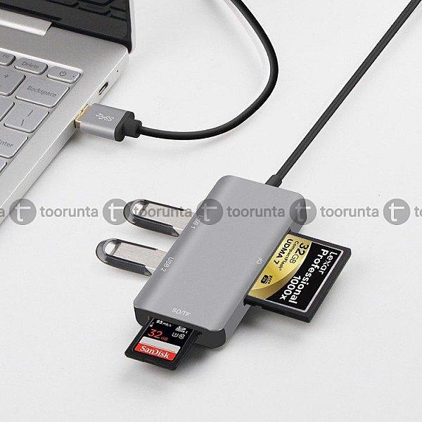 Onten Otn 8107 Usb3.0 Hub With Cf Sd Tf Card Reader