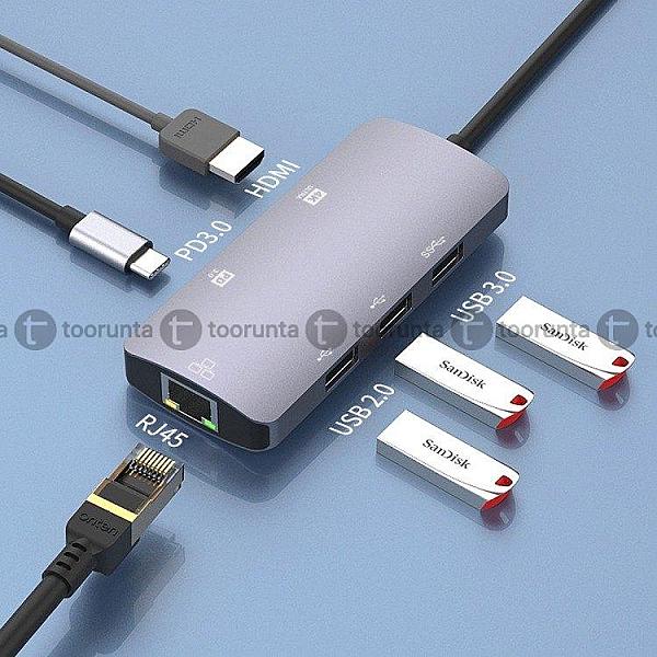 Onten Otn Uc910 Usb-c Type-c Portable Multifunctional Hub Docking Station