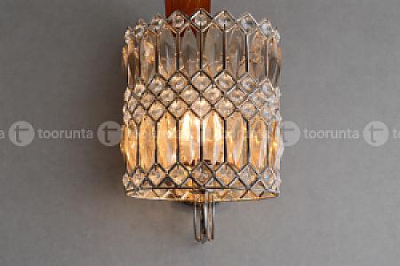 wall mount crystall wall light