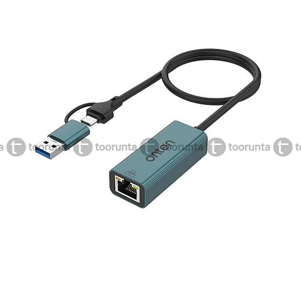 Onten Ue106 Usb 2.0 Type-c To Rj45 Network Adapter 100m Ethernet Converter