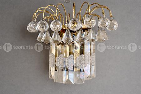 wall mount crystall wall light