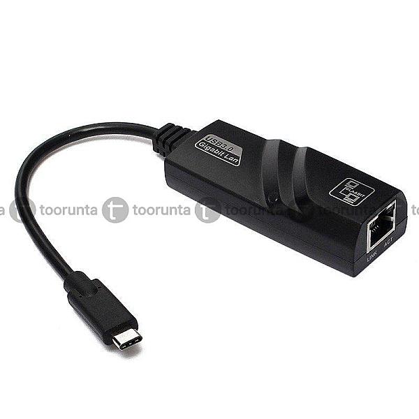 Type C Port To Rj45 Ethernet Lan Cable Adapter