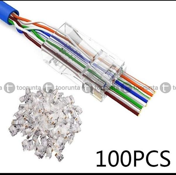 100pcs) Cat6 Rj45 Passthrough(100)picesno Ratings