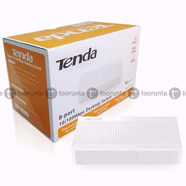 Tenda S108 8-port 10/100mbps Fast Ethernet  Switchtenda S108 8-port 10/100mbps Fast Ethernet Switch