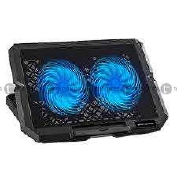 Laptop Cooler X3 2 Fans Blue Light