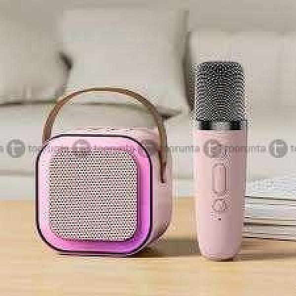 K12 Speaker High-end Bluetooth Audio Small Home Ktv Karaoke Microphone Professional Singing Bluetooth Speaker
