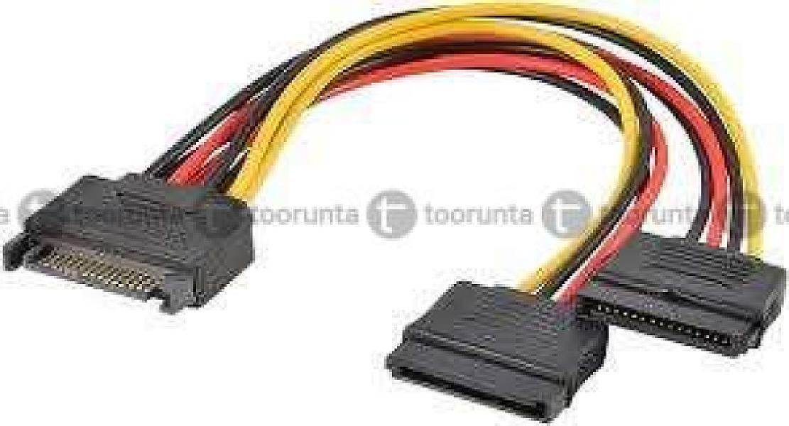 One Sata 2 Sata Power Cable