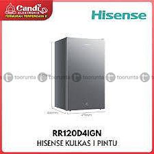 Hisense 100 Liters Premium Silver Mini Refrigerator
