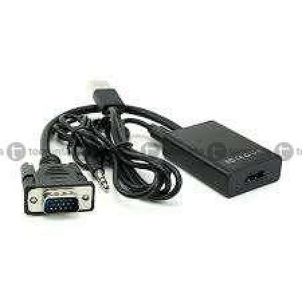 VGA to HDMI Cable Adapter Male to Female Converter With Audio OutputRatings 1