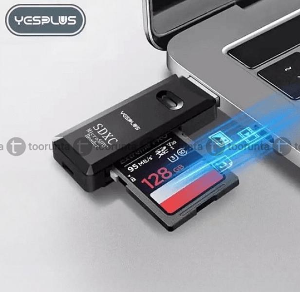 Yesplus Ys1416 2 In 1 Sd/tf Card Reader