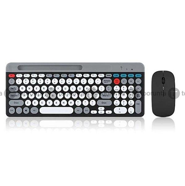 Zyg806 Wireless Multi-device Bluetooth & 2.4g Dual-mode Keyboard And Mouse Set