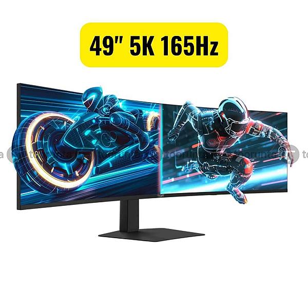 Armaggeddon Pixxel+ Pxp49 Dqhd 49″ 5k Ultrawide Curved Monitor – Dqhd 5k ( 5120 X 1440p ) Resolution – 165hz