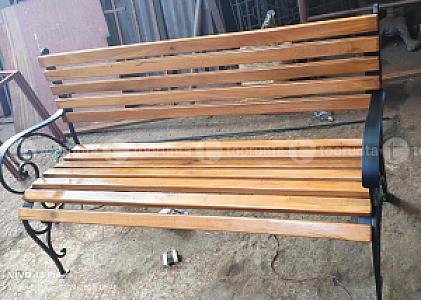 Iron bench