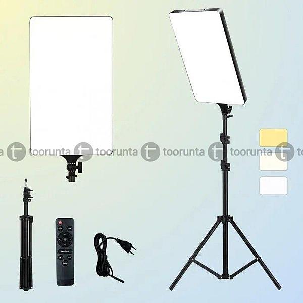 Rl19 Led Video Panel Light With Tripod Stand And Remote