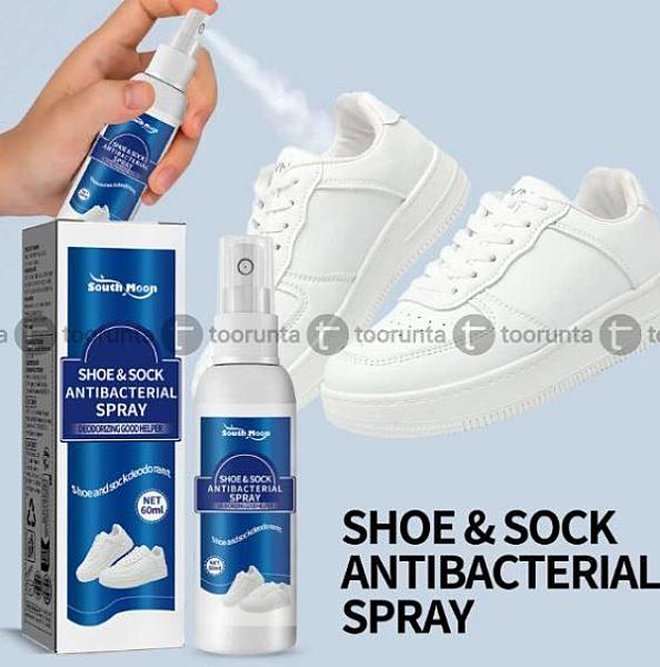 Shoe Shock Antibacterial Deodorant Spray Foot Odor Eliminator Shoe Deodorizer