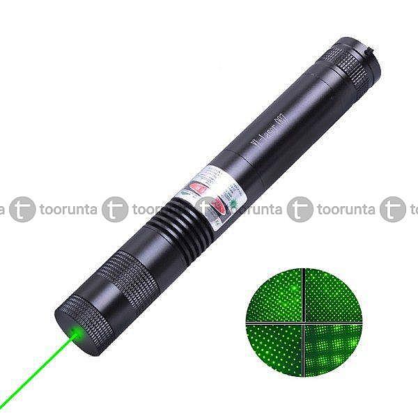2000mw High Power 532nm Green Laser Pointer Pen Focus Adjustable With Starry Cap