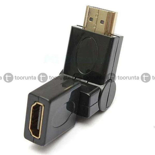360 Degree Rotation Swivel Hdmi Male To Hdmi Female Adjustable Hdmi Connector