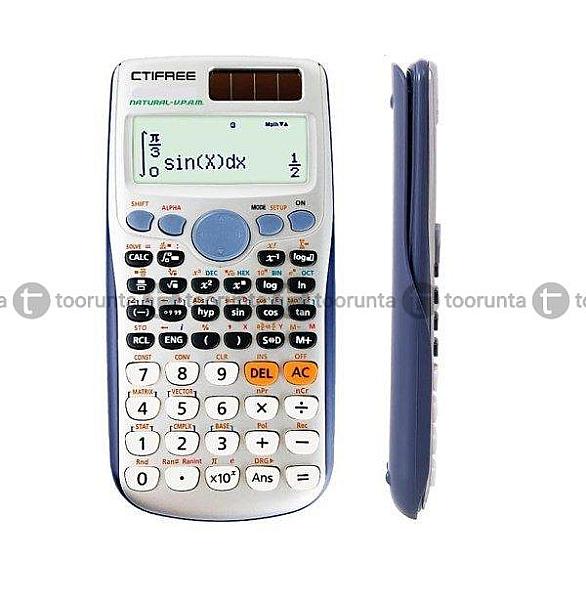 Ctifree Ct 991es Plus Scientific Calculator 417 Function 2 Line 10+2 Digits Written Display Solar Scientific Calculator