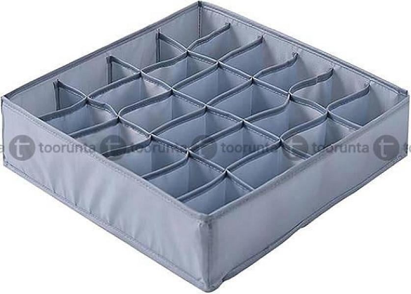 24 Grids Underwear Storage Box Foldable Cloth Home Organizer Wardrobe Drawer Divider Clothe Storage Box For Scarfs Socks Organizador Sock And Underwear Drawer Organizer