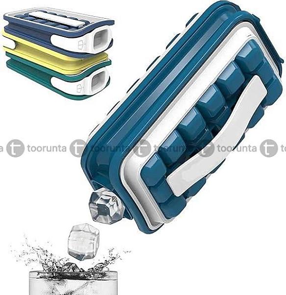 Folding Curling Ice Tray, Ice Maker Silicone Bag With Lids, Iced Drink Water Bottle Quick-freezing Kitche Tool