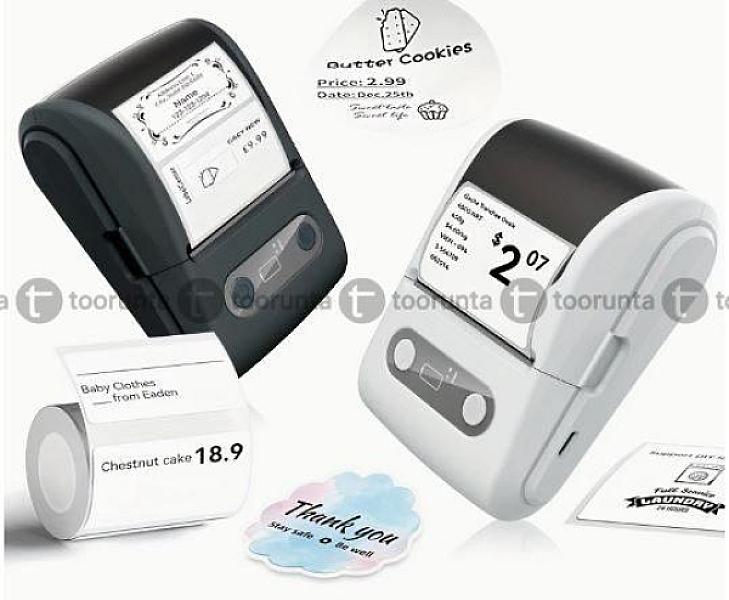Mini Potable Pocket Wireless Smart Inkless Pos Thermal Printer 58mm Thermal Label Paper Printer
