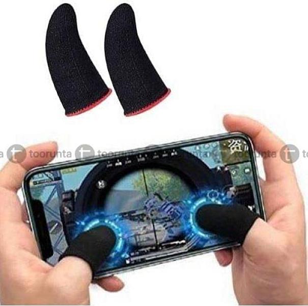Gaming Finger Pubg Finger Sleeve Thumb Grip Sweatproof Smooth & Responsive Touch Free Size