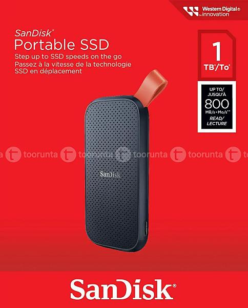 Sandisk Portable Ssd 1 Tb, 800mb/s | Usb-c, Usb 3.2