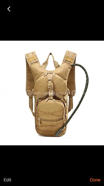 Hydration Bag With Water Bladder