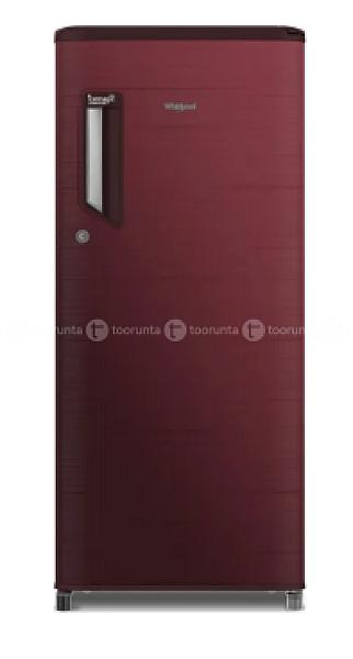 Wine Chromium Steel-e Colored Single Door Refrigerator 185l