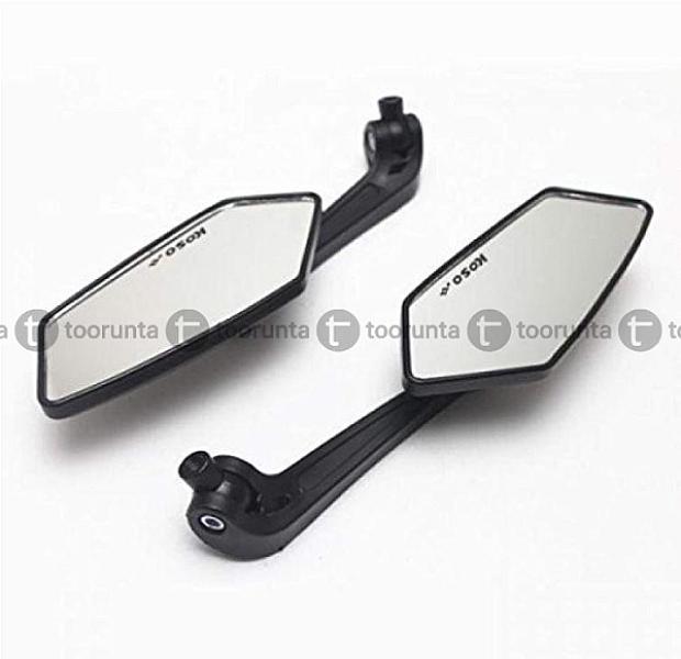 Koso Mirror_black_universal Bikes & Scooter