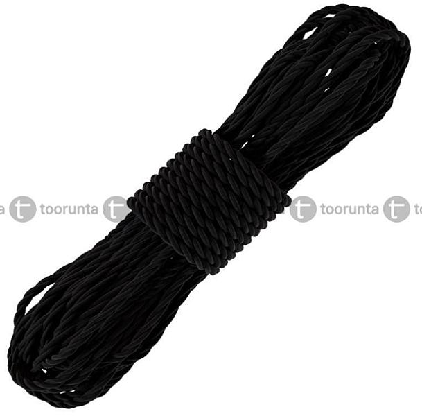 Black Leg Guard Rope, Long & Heavy For Royal Enfield And All Other Bikes