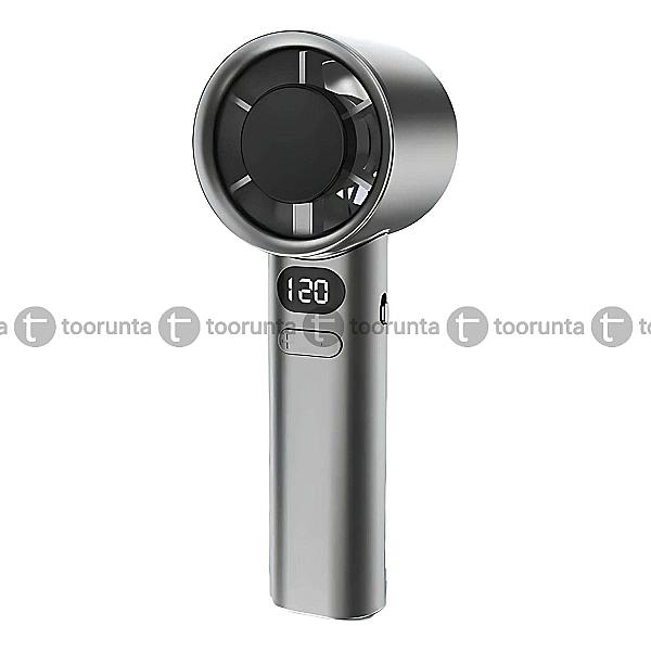 M11 Portable Handheld Turbo Fan | Led Display Rechargeable Mini Fan | High-speed Cooling Fan For Travel & Home