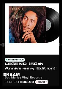 Bob Marley Legend ( 50th edition )