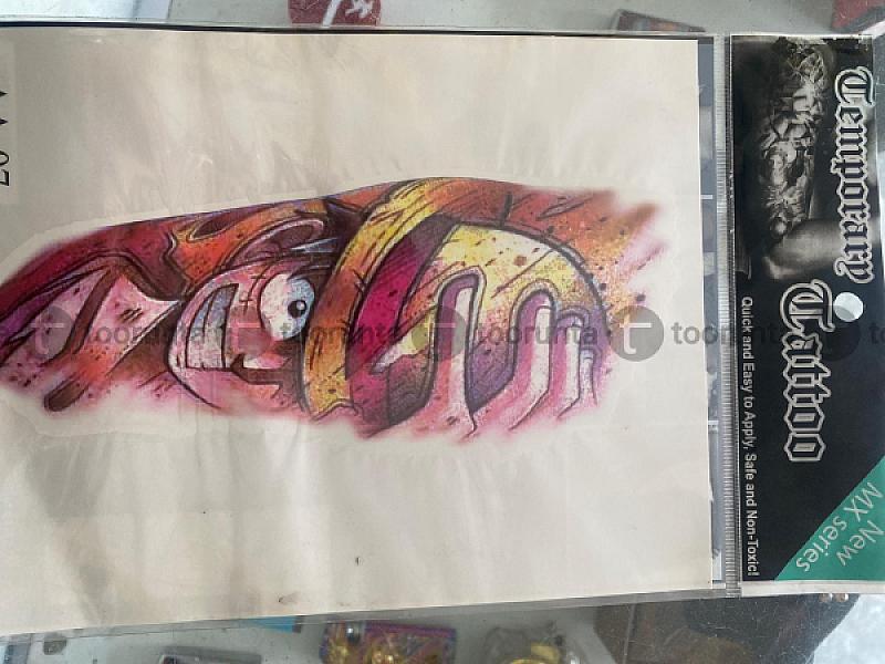 Temporary Tattoo Luffy Anime