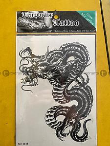 Temporary tattoo dragon