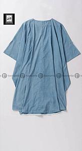 Powder Blue Vivory Drape Dress