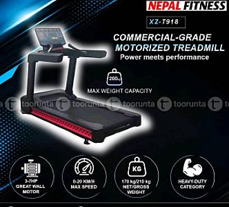 COMMERCIAL GRADE MOTORIZED TREADMILL ZX-T918