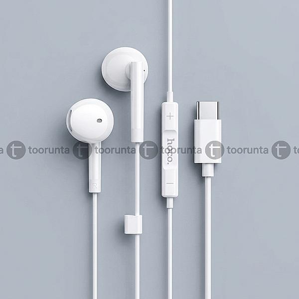 Hoco M95 Type-c Wire-controlled Earphones With Mic & Digital Chip