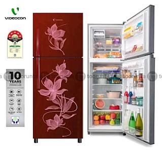 245Videocon Double Door 245 Liter Refrigerator Metal Door Jumbo Freezer with Ice Twister