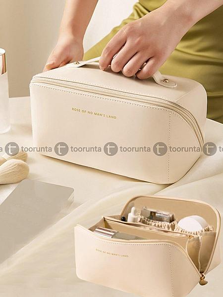Hand make up bag White