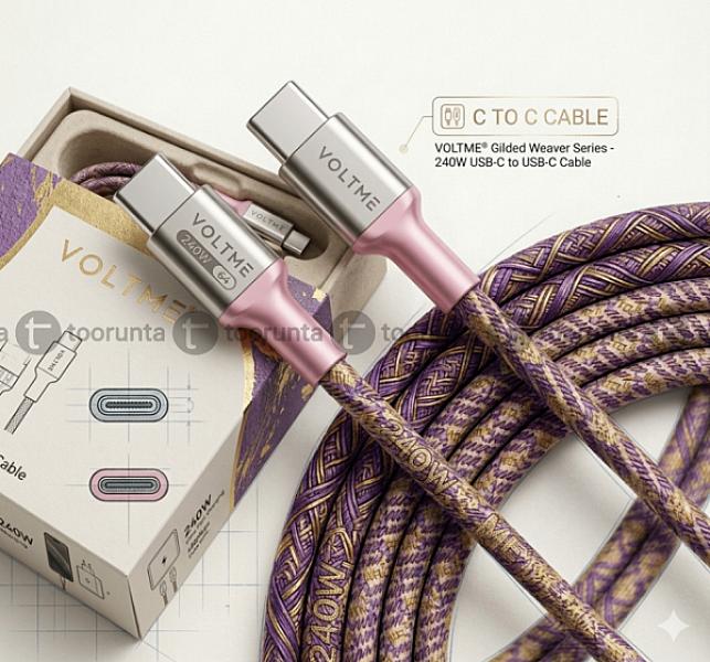 Voltme C2389 Powerlink Pixel 240w Usb-c To Usb-c Fast Charging Cable
