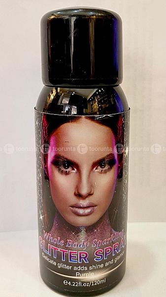 Body glitter spray Purple