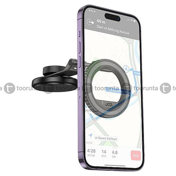 Hoco H77 View Folding Magnetic Ring Car Center Console Holder