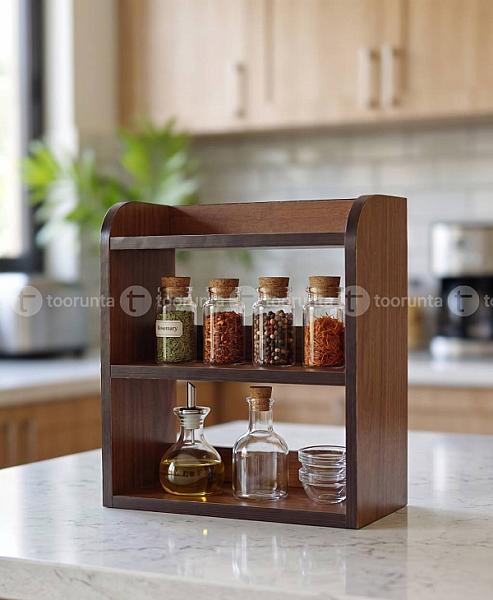 Multipurpose 2-Tier Mini Shelf | Desk & Kitchen Organizer